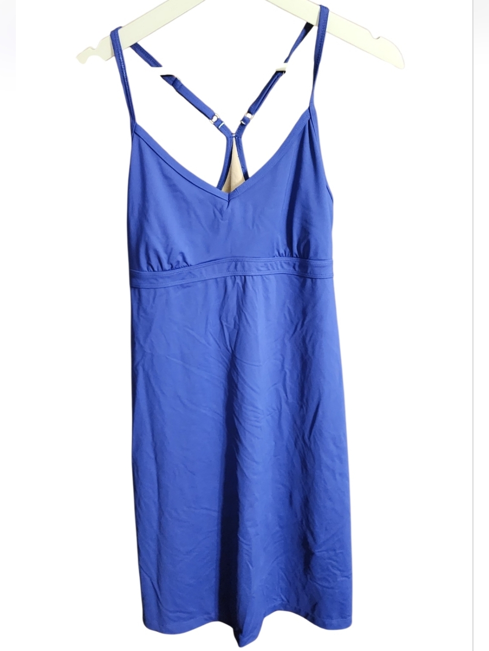Athleta Royal Blue Sports Dress w/ Built In Bra Sz MD Athletic Sports Beach